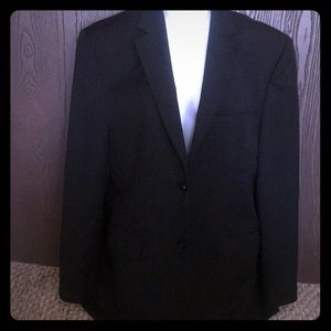 black casual suit jacket blazer large